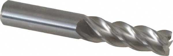 Guhring 9030770095200 Square End Mill: 3/8 Dia, 1 LOC, 3/8 Shank Dia, 2-1/2 OAL, 4 Flutes, Solid Carbide Image