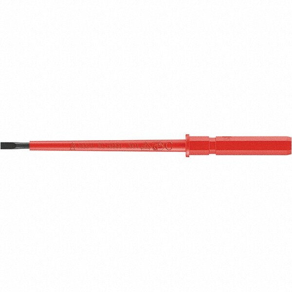 Slotted Screwdriver Bits; Reversible: NonReversible ; Drive Size (mm): 9 ; Blade Thickness (mm): 0.6 ; Insulated: Yes ; Additional Information: Inter-Changeable Blade ; Tip Type: Slotted