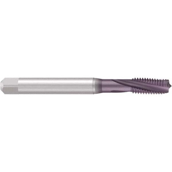 Emuge BU459611.5041 Spiral Flute Tap: #10-32, UNF, 3 Flute, Modified Bottoming, 3BX Class of Fit, Cobalt, TICN Finish Image