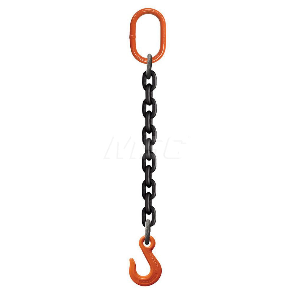 Lift-All 38SOSW10X5 Chain Sling: 4.5" Wide, 5 Long, 2,700 lb Vertical, Steel Image