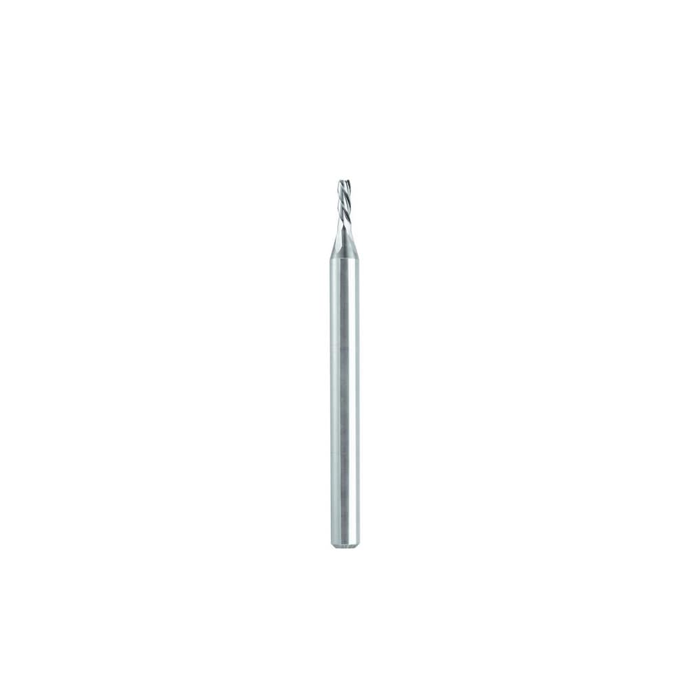 Niagara Cutter 17002617 Square End Mill: 0.01 Dia, 1/32 LOC, 1/8 Shank Dia, 1-1/2 OAL, 4 Flutes, Solid Carbide Image