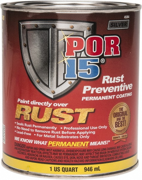 1 Quart, Silver, Rust Preventative Paint - Comes in Can