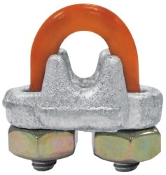 CM M256 Wire Rope Clip: 1-1/4" Rope Dia 