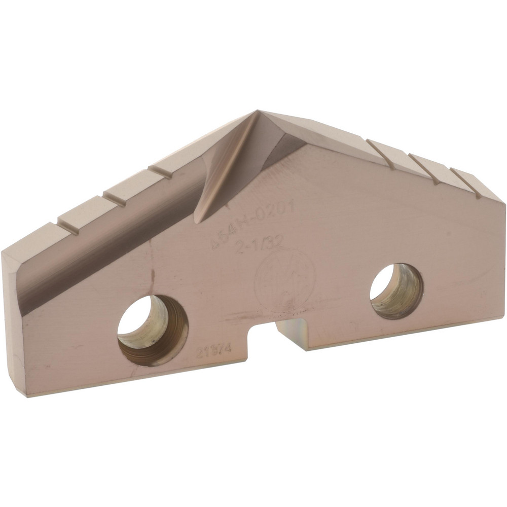 Spade Drill Insert: 2-1/32" Dia, Seat Size 4, Cobalt, 132 deg Point
