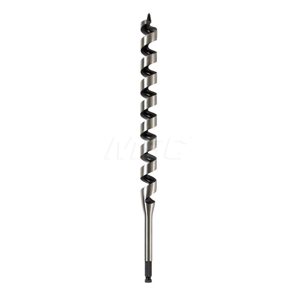 Dewalt DW1689 1-1/8", 7/16" Diam Hex Shank, 17" Overall Length with 12" Twist, Ship Auger Bit Image