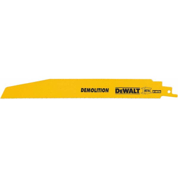 DeWALT Reciprocating Saw Blade BiMetal MSC Direct