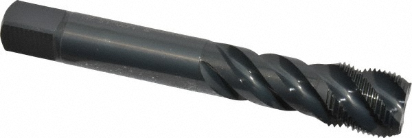 OSG 2293401 Spiral Flute Tap: M20 x 1.50, Metric Fine, 4 Flute, Modified Bottoming, 6H Class of Fit, Vanadium High Speed Steel, Oxide Finish Image
