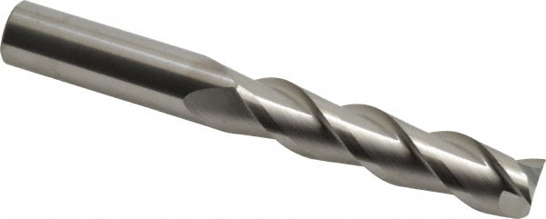 SGS 34723 Square End Mill: 3/4 Dia, 3-1/4 LOC, 3/4 Shank Dia, 6 OAL, 3 Flutes, Solid Carbide Image