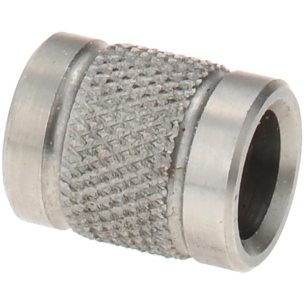 3/8" Pin Dia, 0.73" Long, 0.563" OD Quick Release Pin Receiver Cap - 303 Stainless Steel