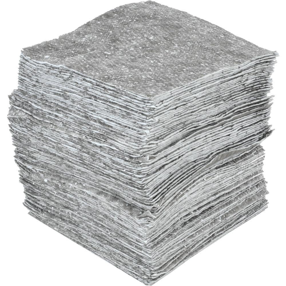 PRO-SAFE P3CFGPSL1618 Sorbent Pad: Universal Use, 16" Wide, 18" Long, 27 gal, Gray Image