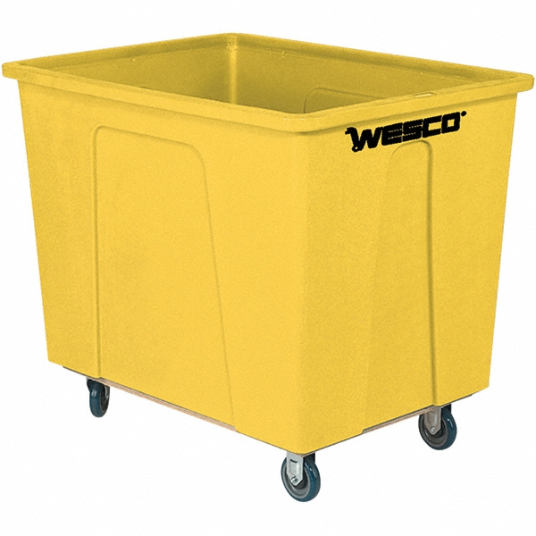 Wesco Industrial Products Plastic Basket Truck 64 gal, 450 lb