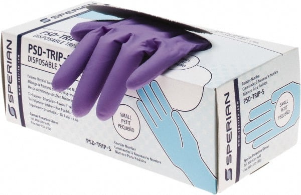Honeywell PSD-TRIP-S Chemical Resistant Gloves: Small, 5 mil Thick, Nitrile 