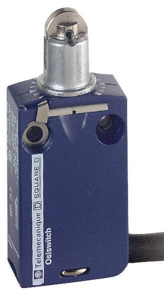 Telemecanique Sensors XCMD2102L5 General Purpose Limit Switch: SPDT, NC, Roller Plunger, Top 