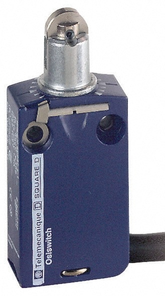 Telemecanique Sensors XCMD2102L3 General Purpose Limit Switch: SPDT, NC, Roller Plunger, Top Image