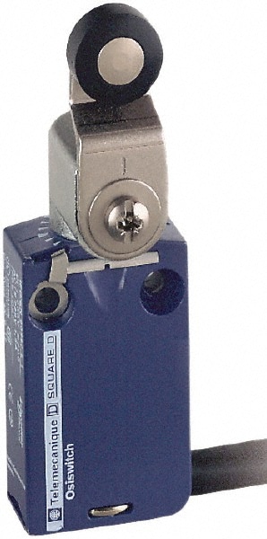 Telemecanique Sensors XCMD2115L1 General Purpose Limit Switch: SPDT, NC, Roller Lever, Top Image