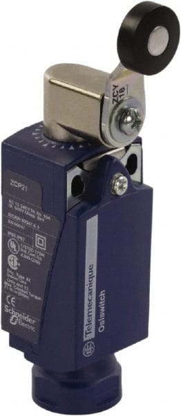 Telemecanique Sensors XCKP2118N12 General Purpose Limit Switch: SPDT, NC, Rod Lever, Top 