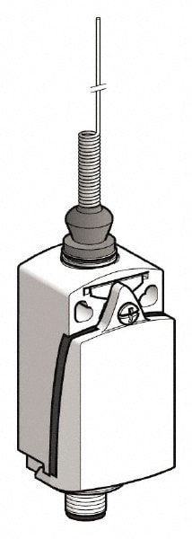 Telemecanique Sensors XCKD2106M12 General Purpose Limit Switch: SPDT, NC, Cat Whisker, Top Image