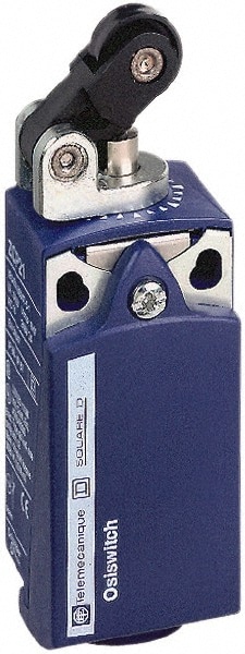 Telemecanique Sensors XCKP2121N12 General Purpose Limit Switch: SPDT, NC, Roller Plunger, Top 