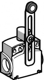 Telemecanique Sensors XCKT2145N12 General Purpose Limit Switch: SPDT, NC, Roller Lever, Top 