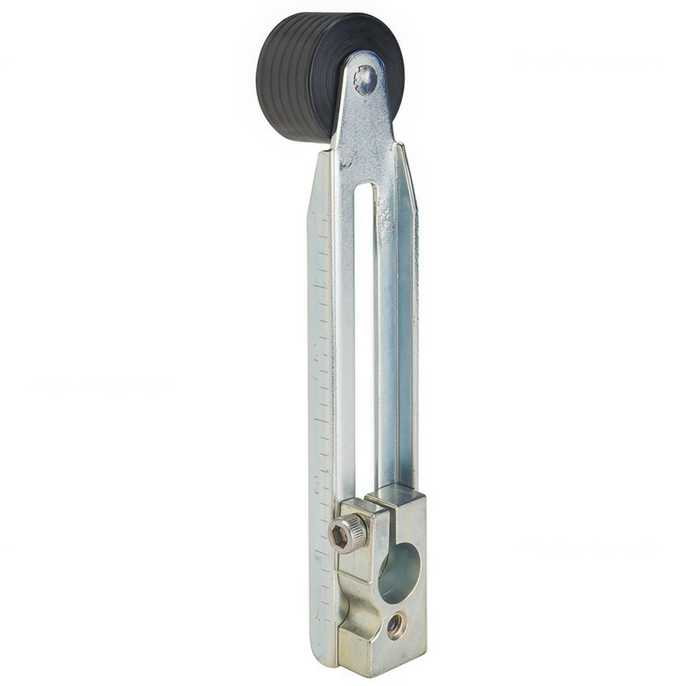 0.88 Inch Long, 0.63 Inch Diameter, Cast Zinc Body, Limit Switch Adjustable Roller Lever