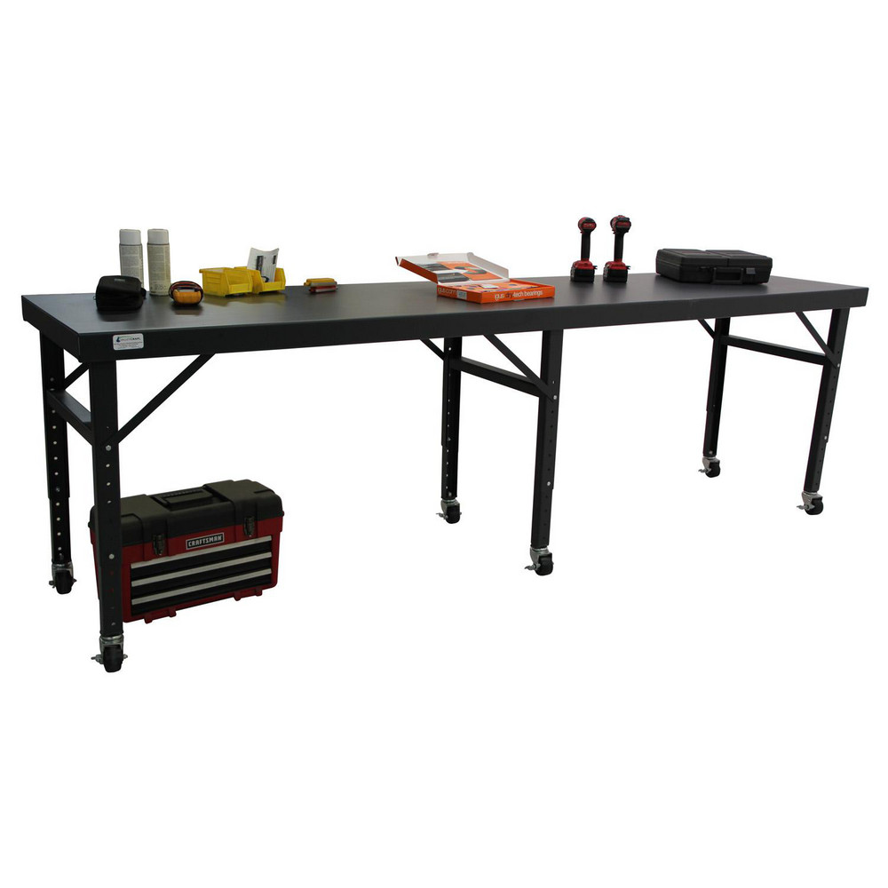 Valley Craft - Mobile Work Benches: Type: Adjustable Height Work Table ...