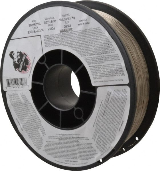 Welders Choice ER316L-023-10 MIG Welding Wire: 0.023" Dia, Stainless Steel 