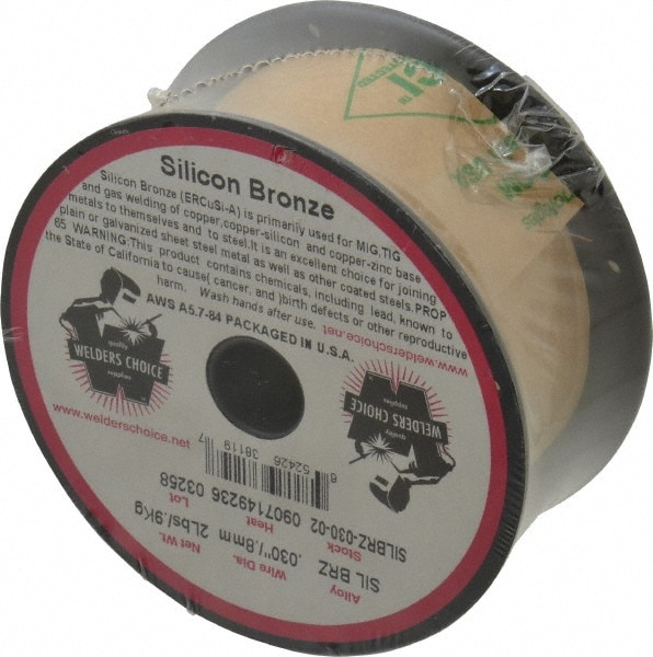 Welders Choice SILBRZ-030-02 MIG Welding Wire: 0.03" Dia, Silicon Image