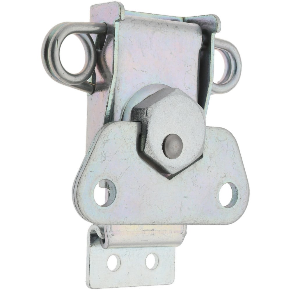 Standard Base Wing Turn Door Latch: 2.51" OAW, 0.79" OAH, Steel, Zinc-Plated