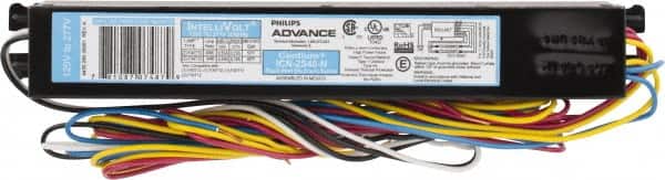 1 or 2 Lamp, 120-277 Volt, 0.25 to 0.62 Amp, 0 to 39, 40 to 79 Watt, Rapid Start, Electronic, Nondimmable Fluorescent Ballast