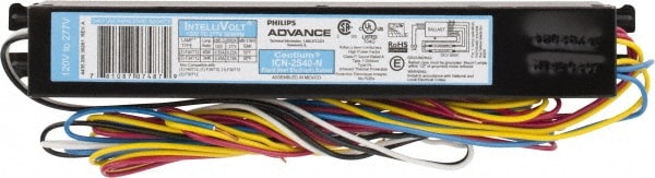 Philips Advance ICN2S40N35I 1 or 2 Lamp, 120-277 Volt, 0.25 to 0.62 Amp, 0 to 39, 40 to 79 Watt, Rapid Start, Electronic, Nondimmable Fluorescent Ballast Image