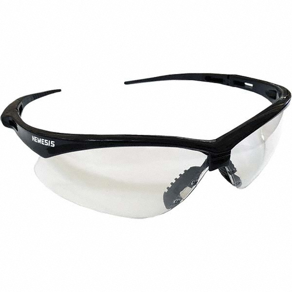 black safety glasses