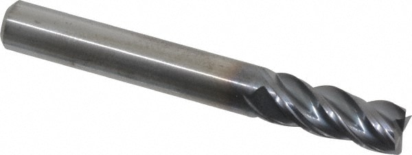 Kennametal 4047743 Square End Mill: 5/16 Dia, 3/4 LOC, 5/16 Shank Dia, 2-1/2 OAL, 4 Flutes, Solid Carbide Image