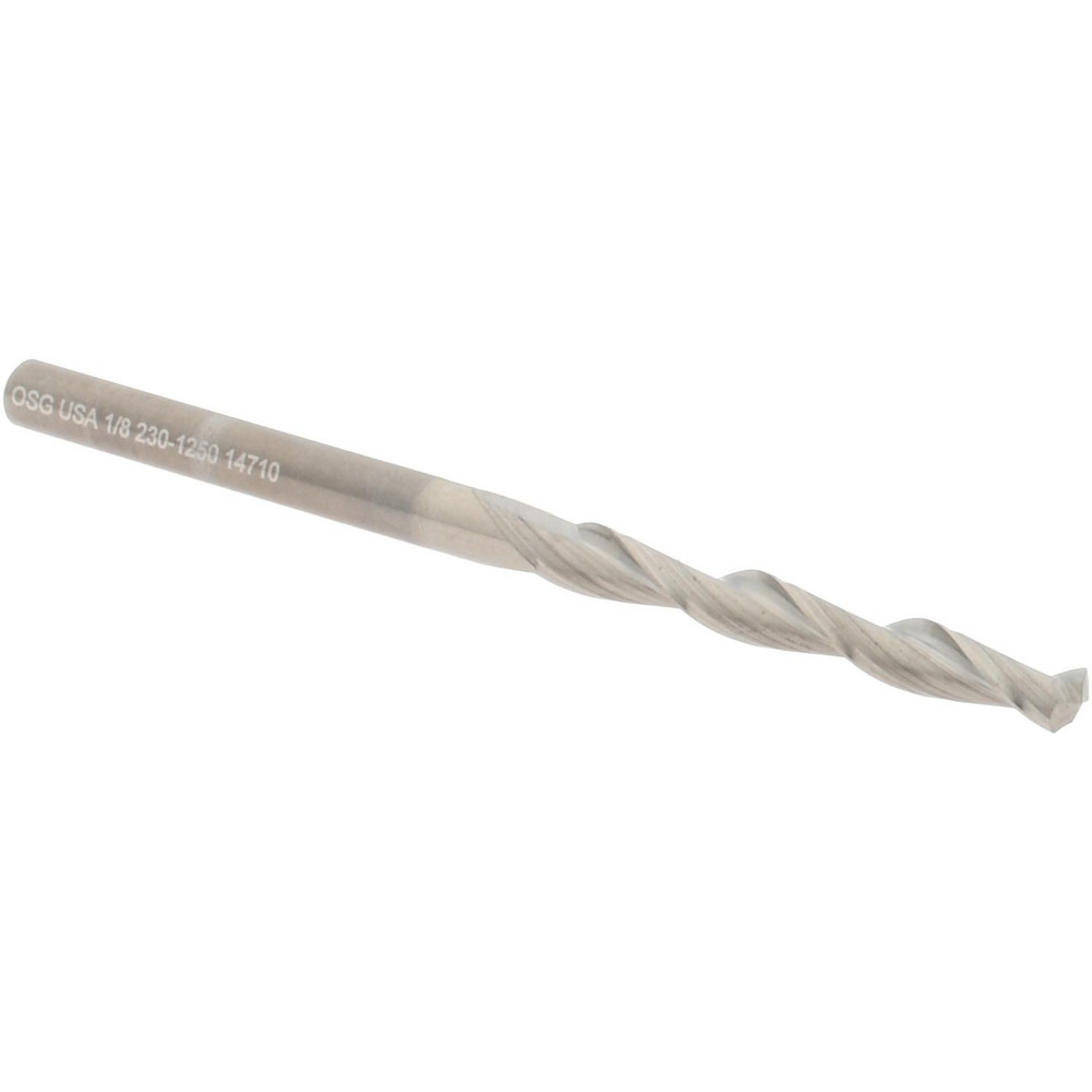 Hertel 230-1250 Jobber Length Drill Bit: 0.125" Dia, 135 &deg;, Solid Carbide Image