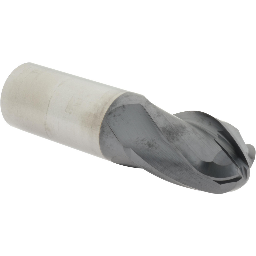 Hertel EM250064 Ball End Mill: 1" Dia, 1.5" LOC, 4 Flute, Solid Carbide Image
