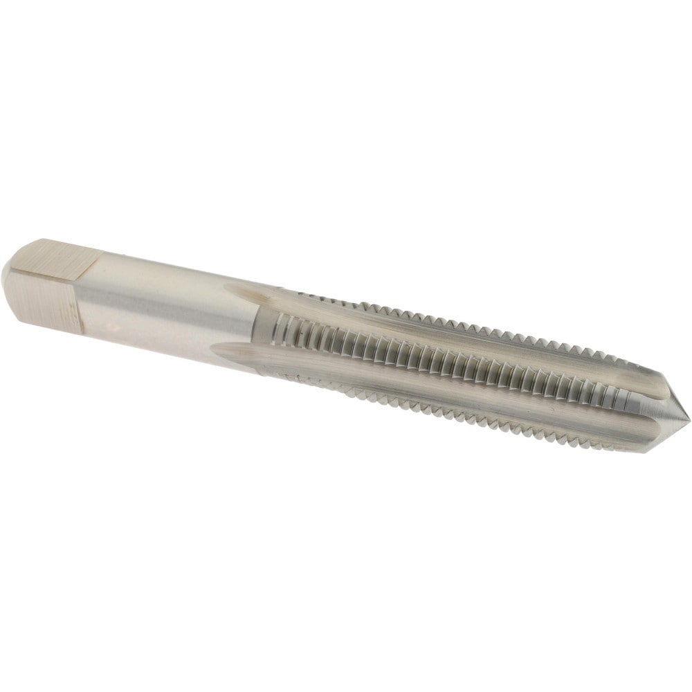 Hertel K029109AS Straight Flutes Tap: Metric Fine, 4 Flutes, Plug, High Speed Steel, Bright/Uncoated Image