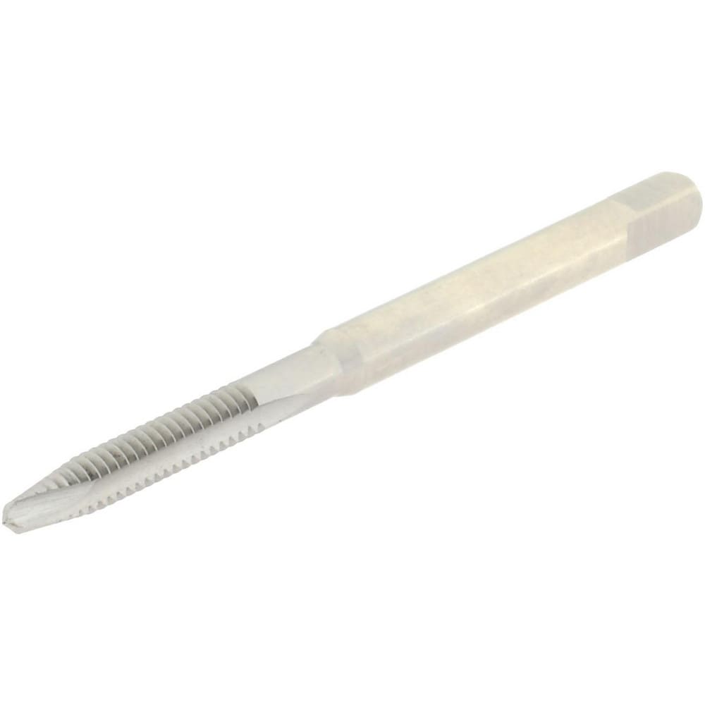 Hertel K017032AS Spiral Point Tap: #4-40, UNC, 2 Flutes, Plug, 2B/3B, High Speed Steel, Bright Finish Image