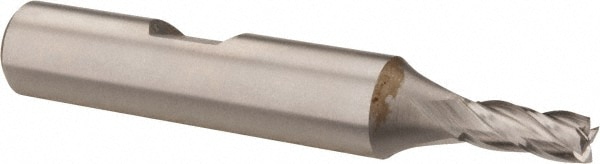 Hertel 11743 Square End Mill: 0.1772 Dia, 7/16 LOC, 3/8 Shank Dia, 2-5/16 OAL, 4 Flutes, Cobalt Image