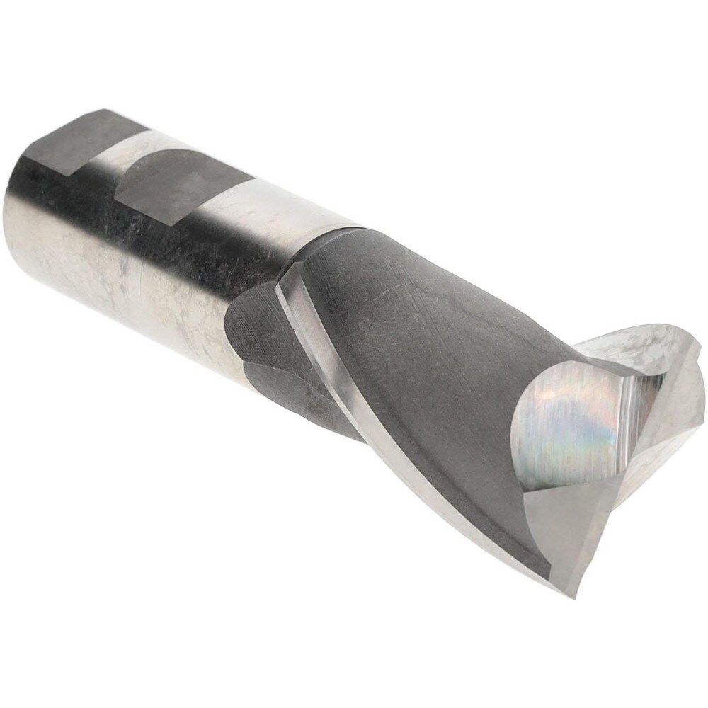 Square End Mill: 35 mm Dia, 2 Flutes, 2" LOC, Cobalt