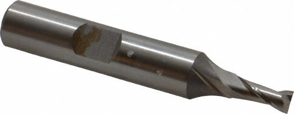 Hertel 10815 Square End Mill: 0.1772 Dia, 7/16 LOC, 3/8 Shank Dia, 2-5/16 OAL, 2 Flutes, Cobalt Image