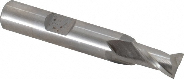 Hertel 10823 Square End Mill: 0.3346 Dia, 9/16 LOC, 3/8 Shank Dia, 2-5/16 OAL, 2 Flutes, Cobalt Image