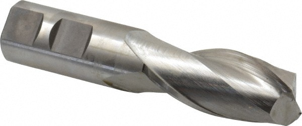 Hertel 10852 Square End Mill: 0.9055 Dia, 1-7/8 LOC, 7/8 Shank Dia, 4-1/8 OAL, 2 Flutes, Cobalt Image