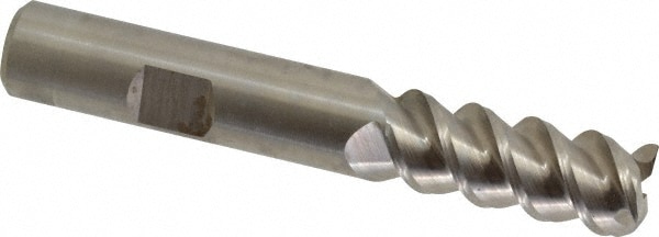 Hertel 15468 1/2" Diam 3-Flute 60° Powdered Metal Square Roughing & Finishing End Mill Image