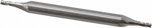 Hertel E599924444 Square End Mill: 3/64 Dia, 1/8 LOC, 1/8 Shank Dia, 1-1/2 OAL, 3 Flutes, Solid Carbide Image