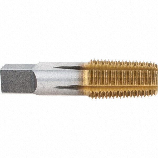 1/2-14 NPT, TiN Coated, High Speed Steel, Thread Forming Pipe Tap