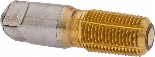3/8-18 NPT, TiN Coated, High Speed Steel, Thread Forming Pipe Tap