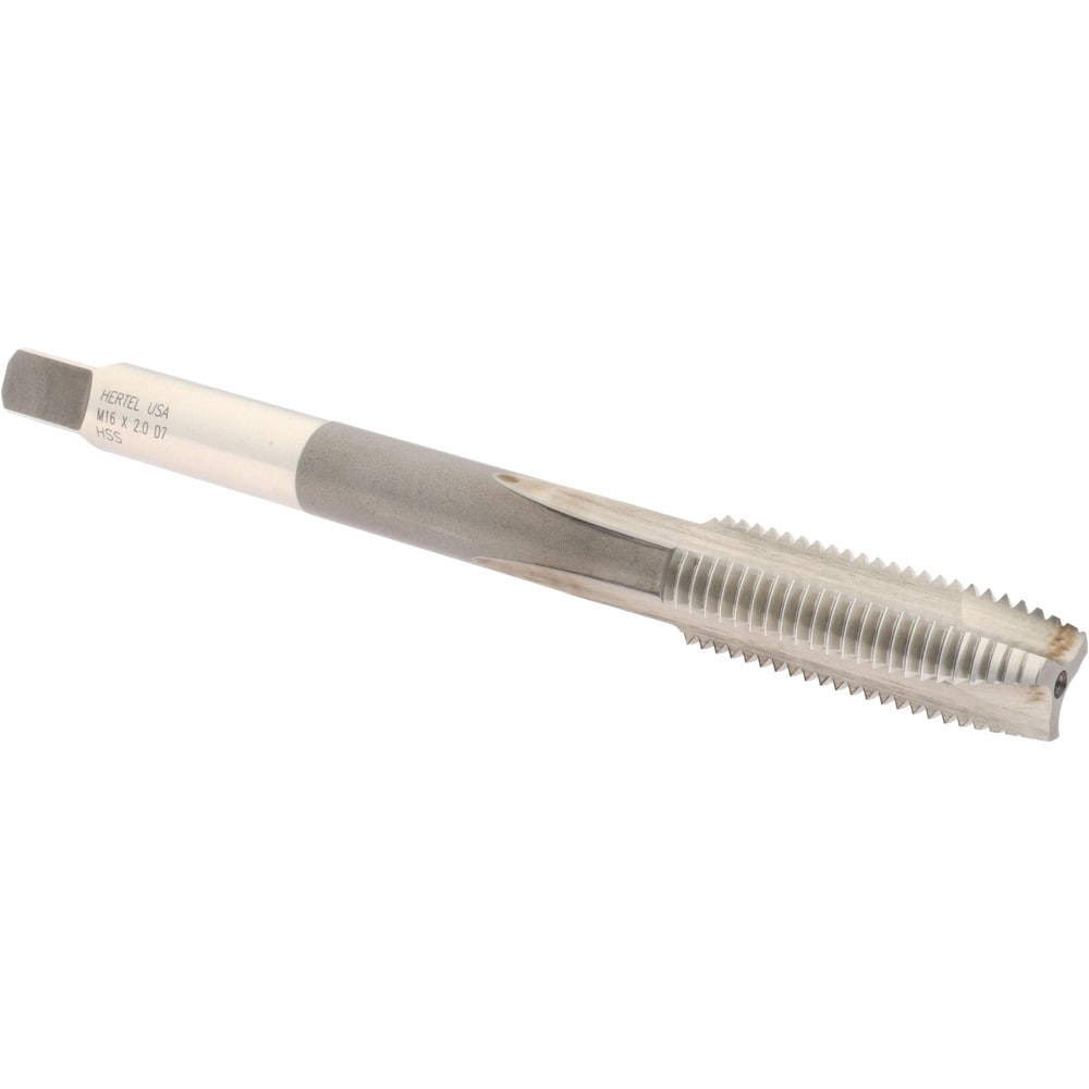 Hertel R837687 Extension Tap: M16 x 2, 3 Flutes, D7, High Speed Steel, Spiral Point Image