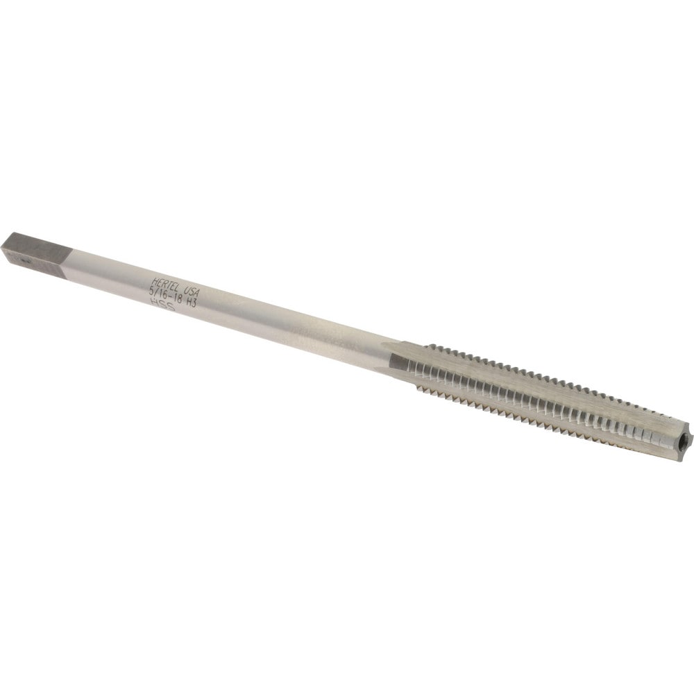 5/16-18 UNC, 4 Flutes, Bright Finish, High Speed Steel, Nut Tap