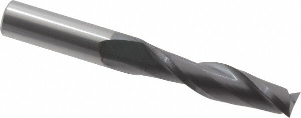 Hertel 750406 Square End Mill: 1/2 Dia, 2 LOC, 1/2 Shank Dia, 4 OAL, 2 Flutes, Solid Carbide Image