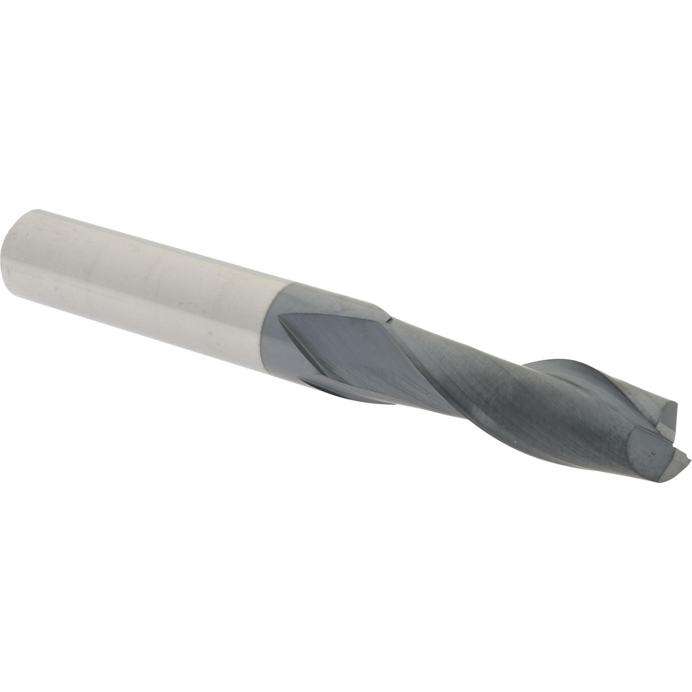 Hertel 750662 Square End Mill: 3/8 Dia, 1-1/8 LOC, 3/8 Shank Dia, 3 OAL, 2 Flutes, Solid Carbide Image