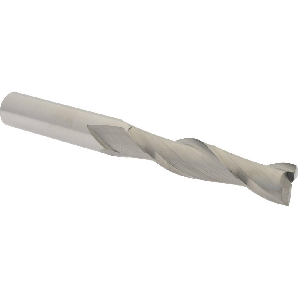 Hertel 750118 Square End Mill: 7/16 Dia, 2 LOC, 7/16 Shank Dia, 4 OAL, 2 Flutes, Solid Carbide Image